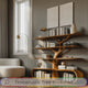 Arborcrest Handcrafted Solid Wood Tree Bookshelf