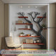 Arboris Vein Live Edge Solid Wood Tree Bookshelf