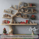 Arboris Lumen Wooden Tree Bookshelf