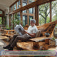 Thervan Live Edge Solid Wood Sofa