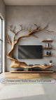 Arboris Tree Branch Live Edge Solid Wood TV Console