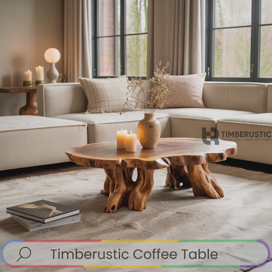 Narra Root-Form Handcrafted Coffee Table