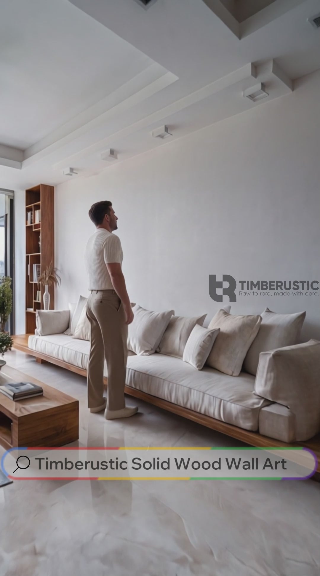 Velora Sculpted Solid Wood Wall Art