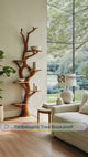 Vaelthorn Sculpted Solid Wood Tree Bookshelf