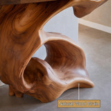 Sculptural Solid Wood Console Table - TimbeRustic Console Table