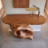 Sculptural Solid Wood Console Table - TimbeRustic Console Table