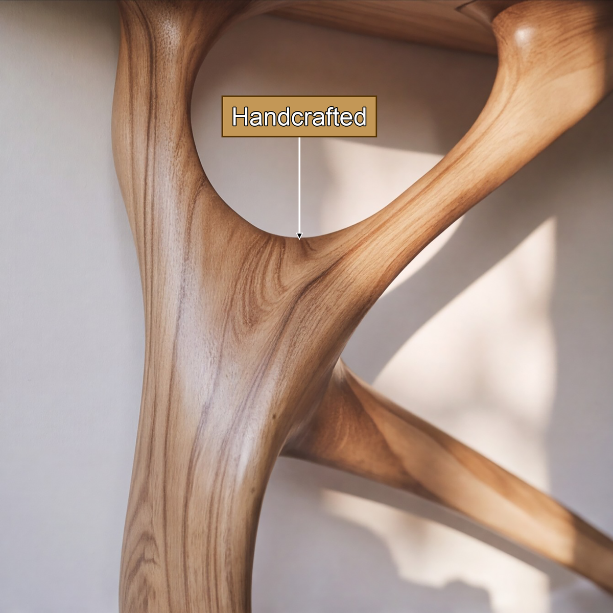 Flowing Design Handcraft Console Table - TimbeRustic Console Table