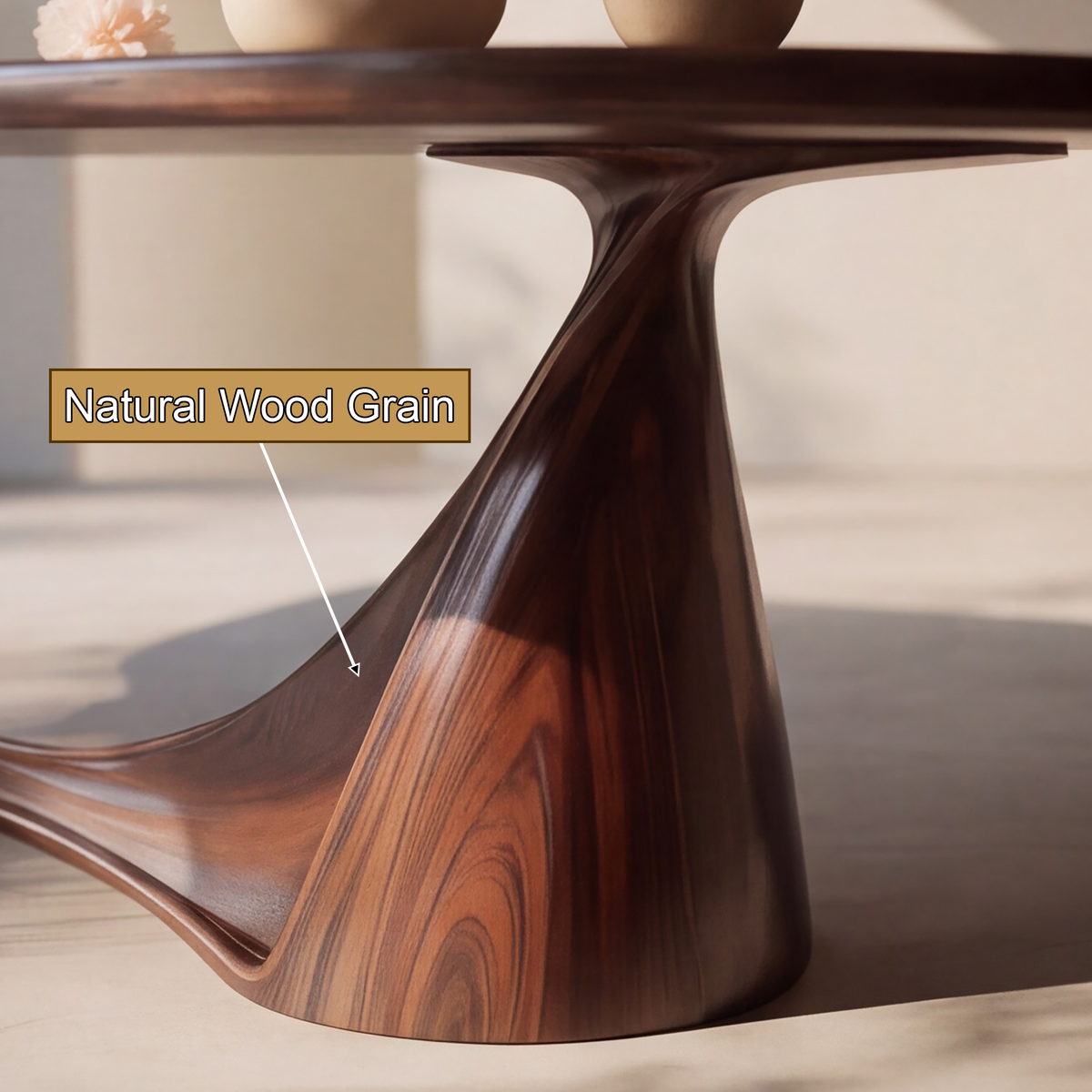 Contemporary Organic Solid Wood Dining Table - Timberustic Dining Table