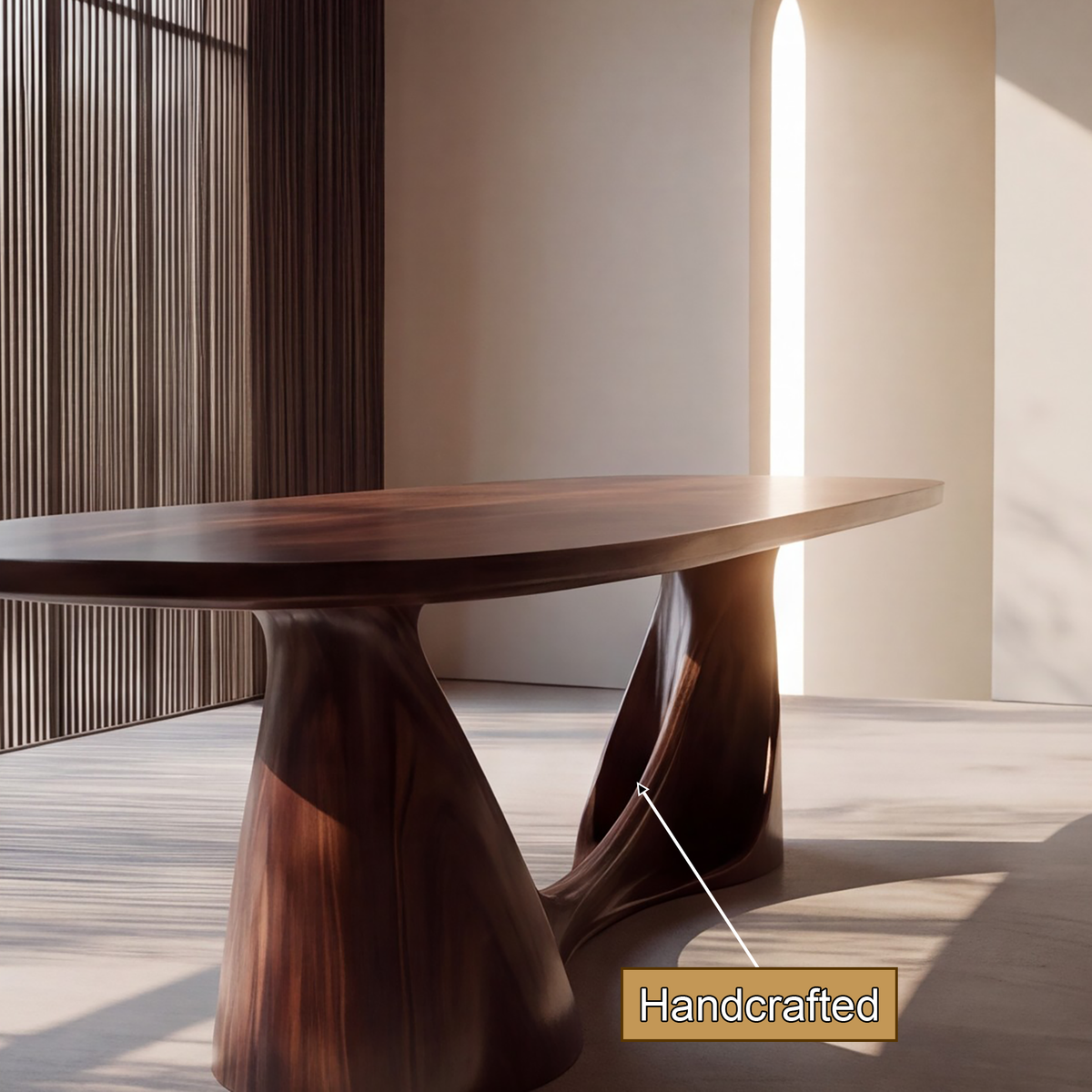 Contemporary Organic Solid Wood Dining Table - Timberustic Dining Table