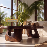 Tropika Sculpted Live Edge Coffee Table - Timberustic Coffee Table