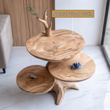Arborflow Solid Wood Side Table - Timberustic Side Table