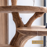 Arborflow Solid Wood Side Table - Timberustic Side Table